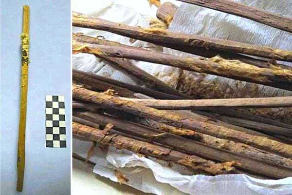 Plusieurs bâtonnets en bois