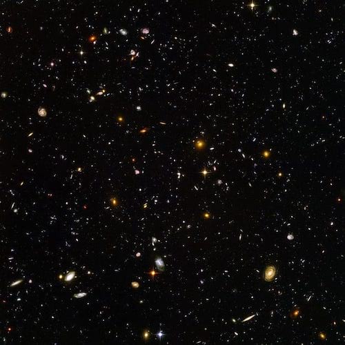 View of thousands of galaxies 