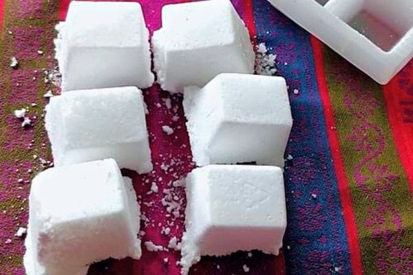 Six pastilles faites maison pour les WC