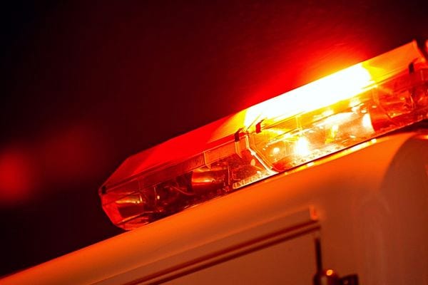 Les sirènes d'un camion en urgence médical