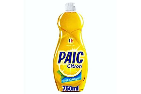 Un liquide vaisselle paic citron 