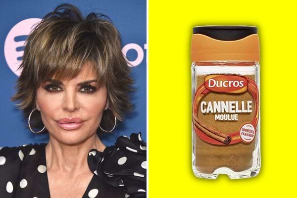 Lisa Rinna avec de la cannelle moulue 