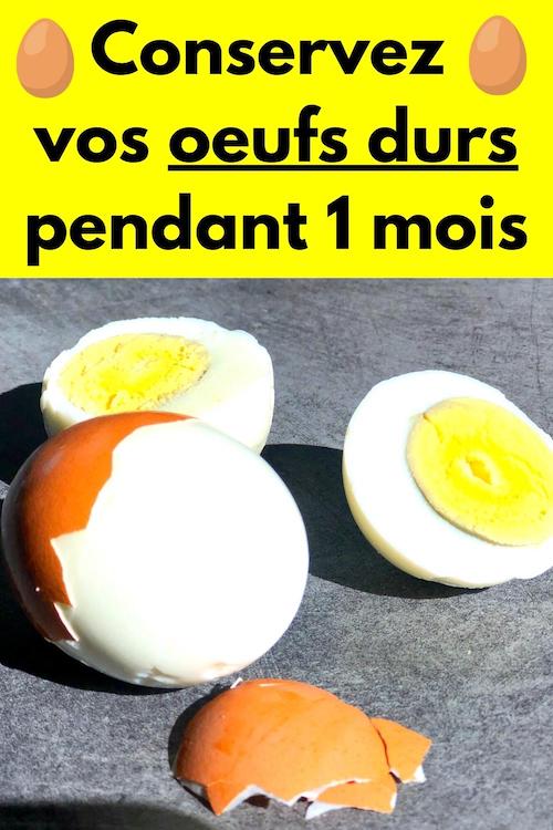 Comment Conserver des Oeufs Durs Pendant 1 Mois (Sans Risques)