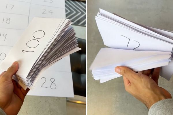 Classeur Défi 100 Enveloppes - Planificateur Budgétaire Économies Argent Vert - Suivi Objectifs Financiers