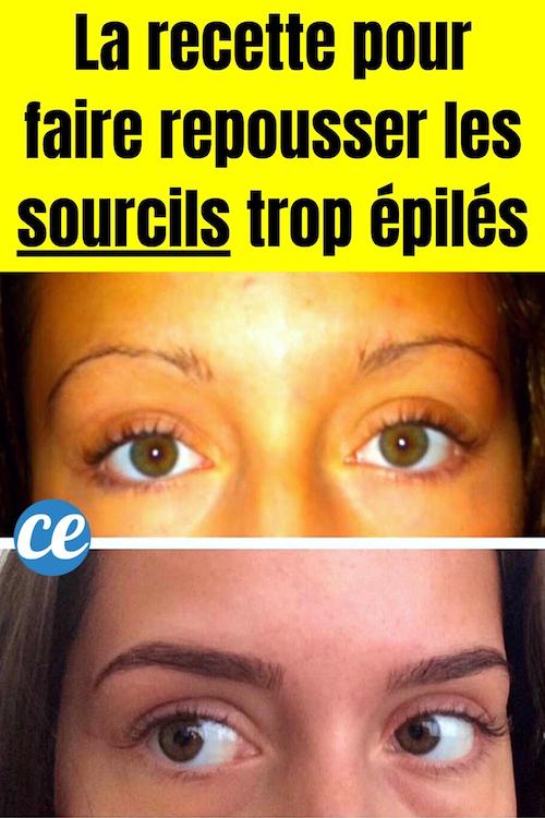 La Recette Pour Faire Repousser les Sourcils Trop Épilés au Naturel.