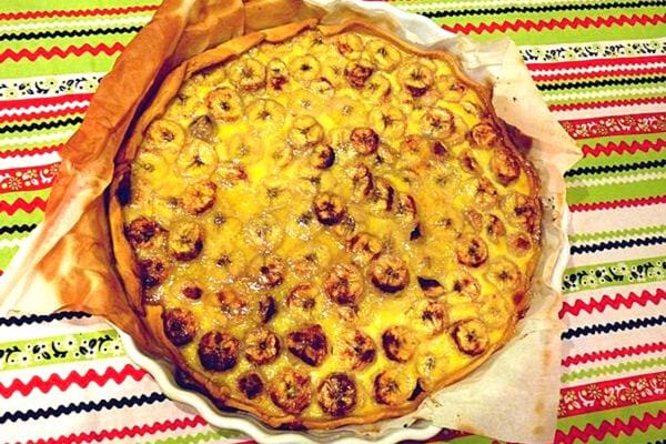 Eine Bananentarte