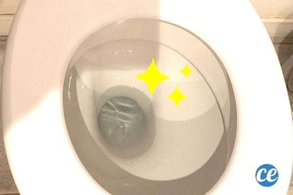 Des toilettes qui sont toutes propres 