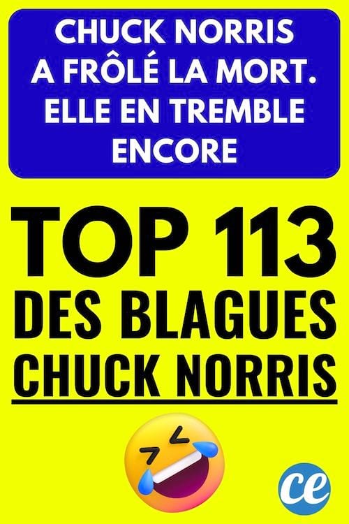 Top 113 des blagues Chuck Norris