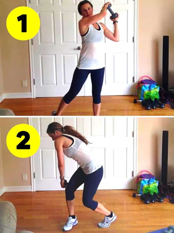 Le wood chop est un excellent exercice pour muscler les obliques.