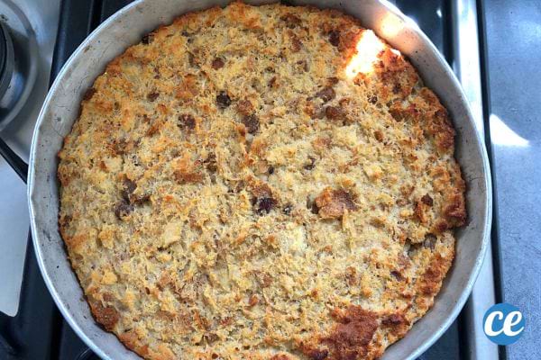 Un pain d'chien dans un plat