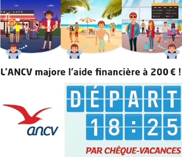 Une annonce de l'ancv pour le Programme des 18-25 ans