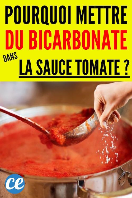 Comment Enlever l'Acidité de la Sauce Tomate Avec du Bicarbonate.