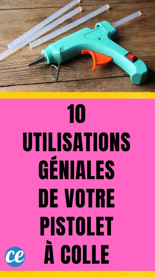 Pistolet à Colle 40W 230V – Lot Complet Avec 10 Bâtonnets De Colle + 2 Recharges