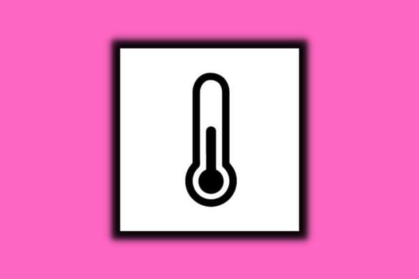 Thermostat dans carré 