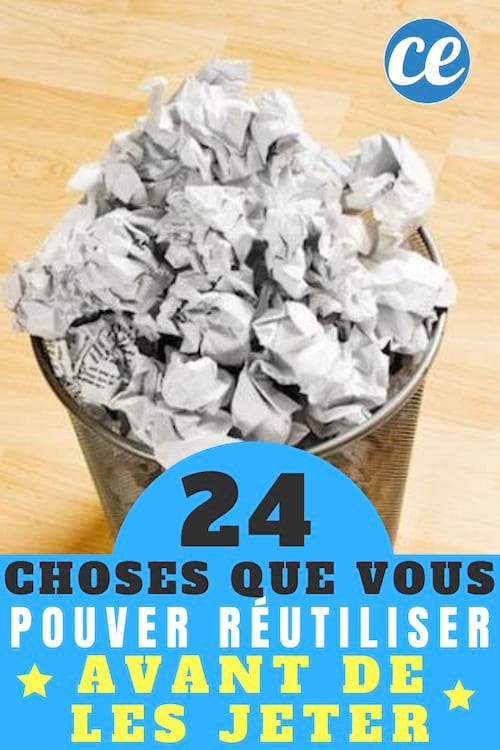 24 choses à réutiliser avant de les jeter