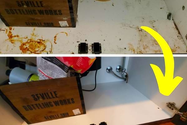 Pour lutter contre les mouches, nettoyez votre maison de fond en comble, y compris sous l'évier.