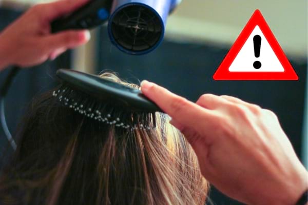 Le s&egrave;che-cheveux peut ass&eacute;cher et provoquer des d&eacute;mangeaisons du cuir chevelu.