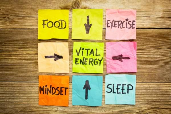 Un tableau qui représente des besoins vitaux selon la pyramide de Maslow