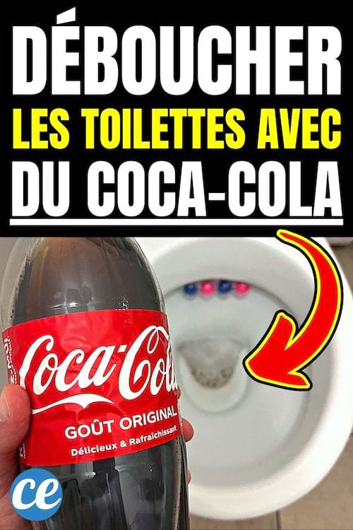 Déboucher les toilettes avec du Coca-Cola