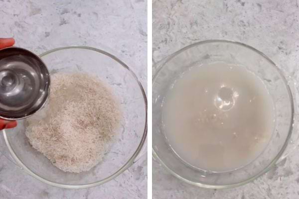 fabrication eau de riz