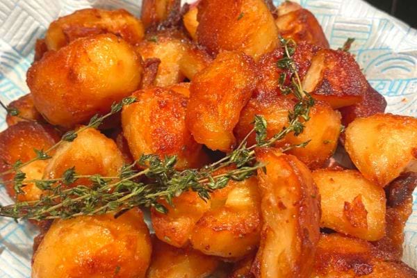 Des pommes de terre avec du thym