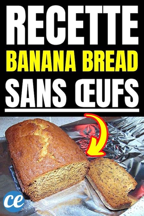 Recette banana bread sans oeufs