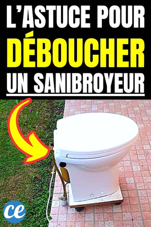 Comment Déboucher Un Sanibroyeur Sans Démonter