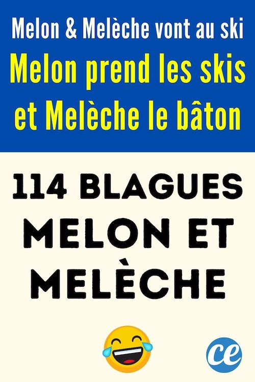 Top 114 des Meilleures Blagues Melon et Melèche.