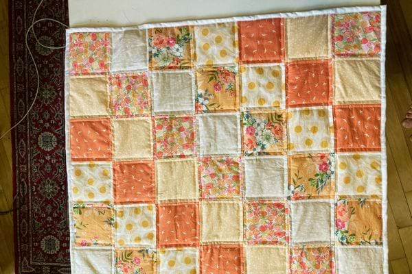 Plusieurs pièces de torchons pour un patchwork