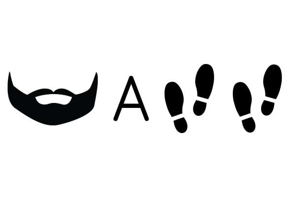 Plusieurs images de rébus qui veulent dire "Barbe à papa"