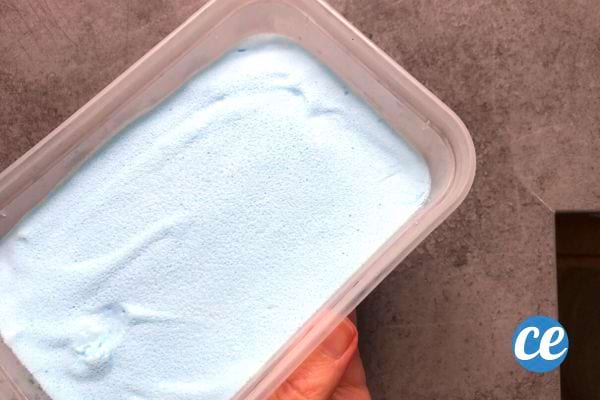 Du slime fait avec de la mousse à raser