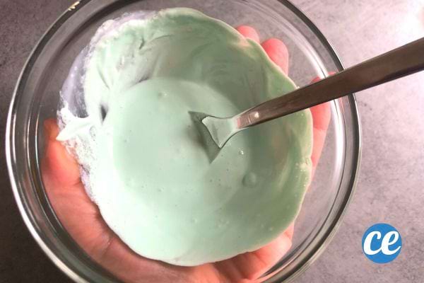 du slime sans colle trop liquide