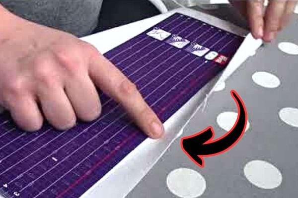 Une bande thermocollante violette