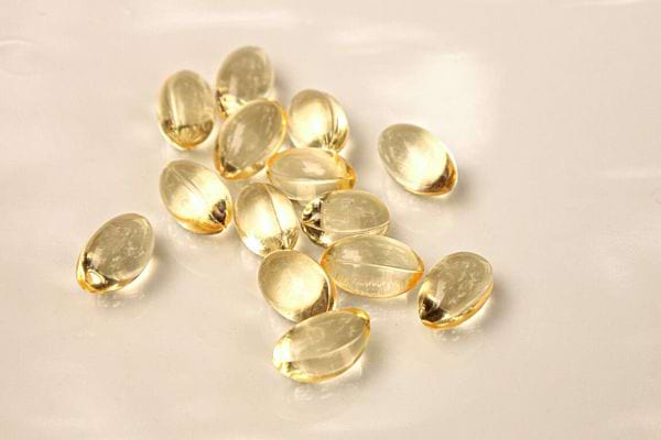 Plusieurs gélules de vitamine E