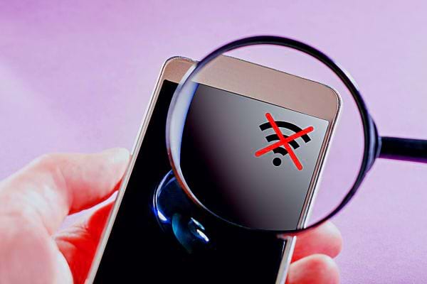 Pas de signal wifi sur un smartphone 