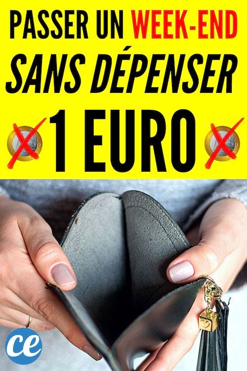 Passer un week-end sans dépenser 1 euro 