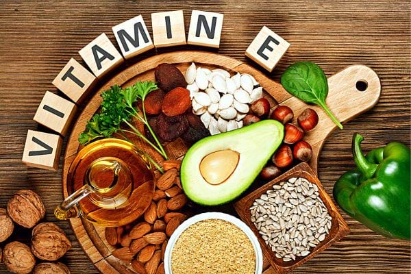 Des aliments de vitamine E