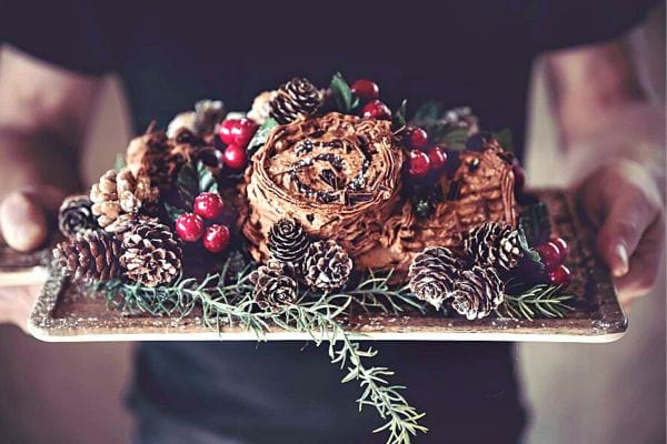 Une bûche keto 100% chocolat