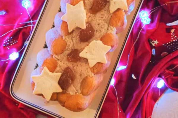 Une bûche de Noël aux marrons