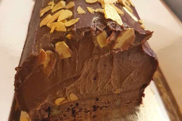 Une bûche fraîcheur chocolat