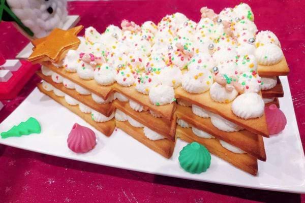 Un sapin de Noël façon number cake