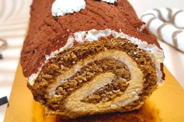 Une bûche tiramisu 