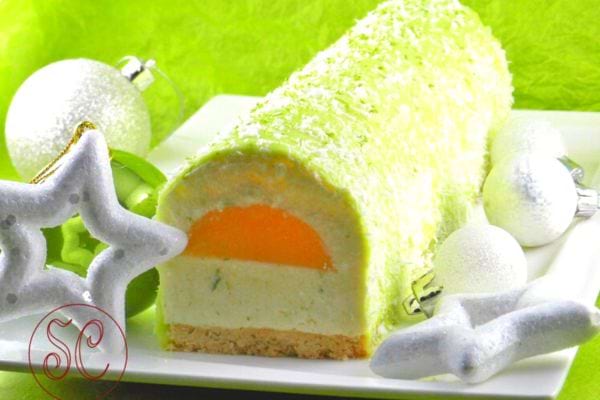 Une bûche aux agrumes