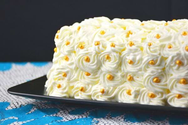 Un Cake glacé façon bûche