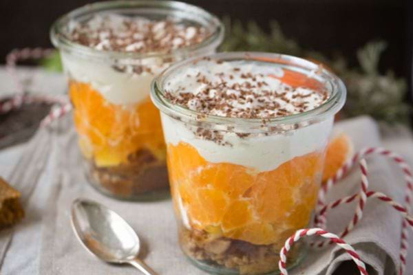 Deux triffle aux clémentines