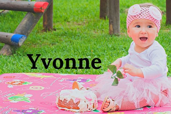 Yvonne prénom bébé fille 