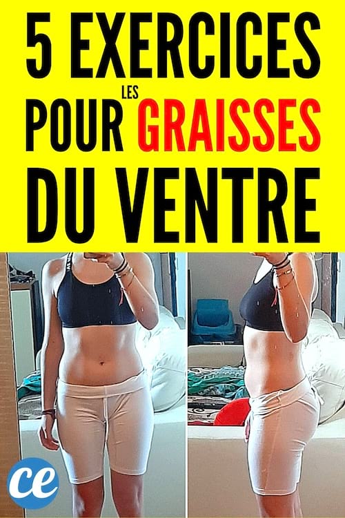 5 exercices pour les graisses du ventre 