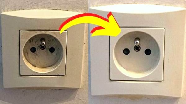 L'Astuce Pour Nettoyer une Prise Électrique (Et Qu'elle Soit COMME NEUVE)