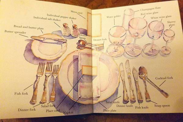 Guide illustré et détaillé pour un couvert complet.