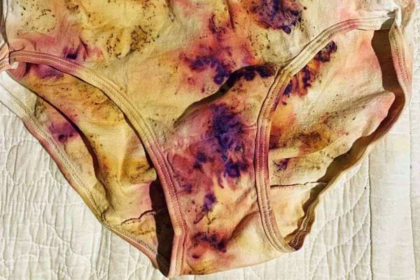 Culotte aux teintes variées évoquant la rotation nécessaire de la lingerie.